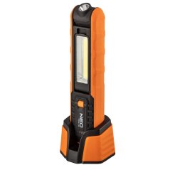 Batteriebetriebene Werkstattlampe 500 lm COB + Sockel + Ladegerät 99-065