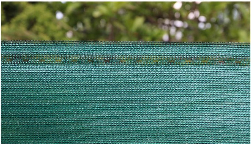 Beschattungsnetz grün 1,5x50m 90% Beschattung