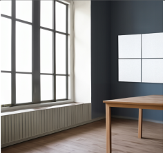 Panou acustic din poliester 50x50cm, grosime 2cm, alb