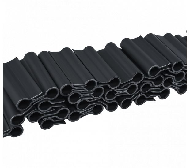 Belátásgátló szalag rögzítő klipsz 4,75cm, Dark Grey, 40db