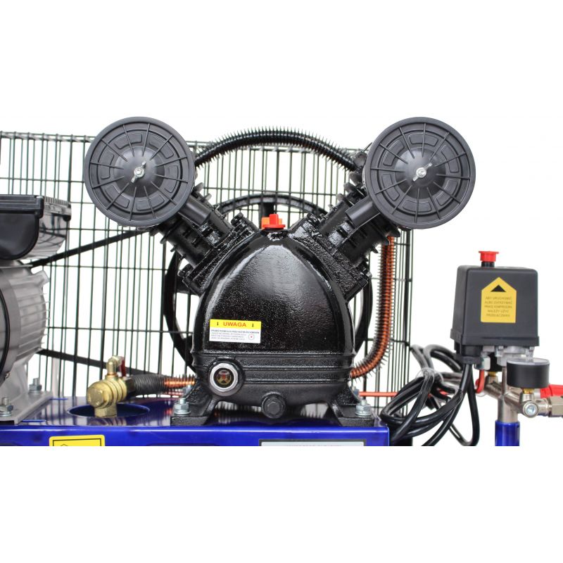 100L uljem podmazani kompresor s 2 klipa, 230V, KD4054