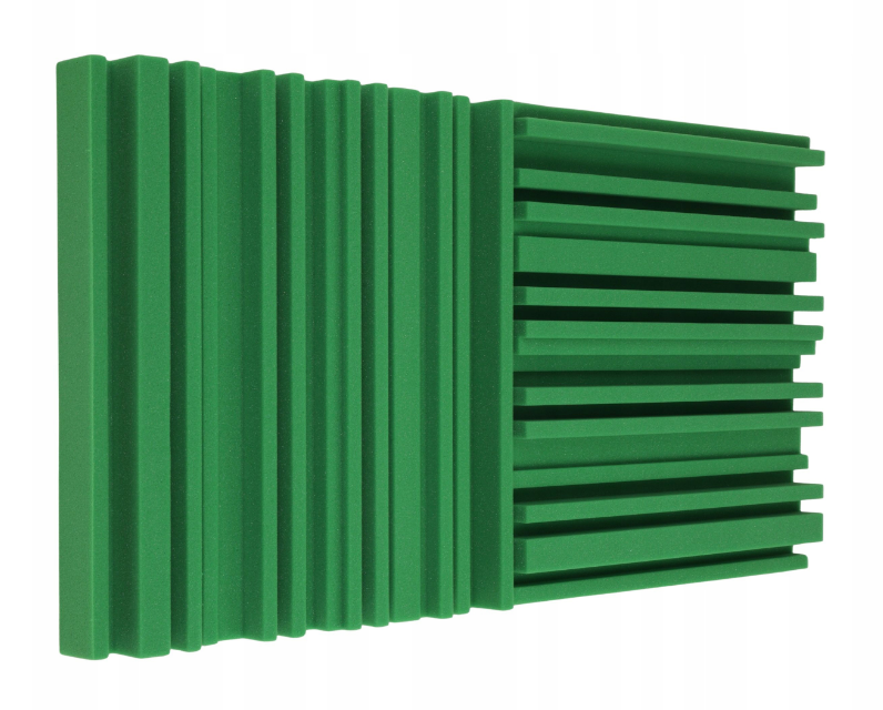 Akustický panel Equalizer 50x50cm, tloušťka 7cm, tmavě zelený