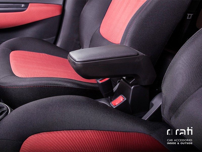 Armlehne Ford Courier – Armster S, schwarz, Kunstleder