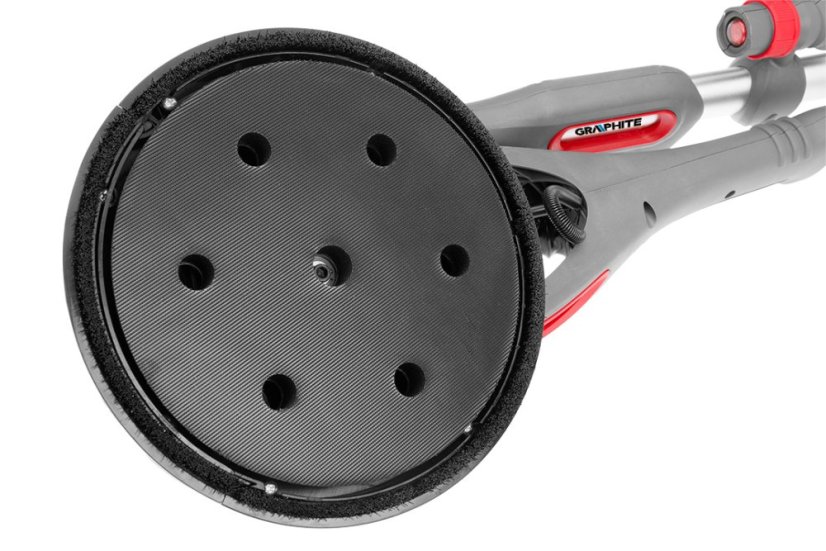 Gipszcsiszoló 710W, 215 mm, kerek és háromszögletű láb, fáklya 59G264