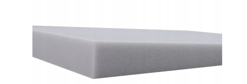 Akustična ploča 3D s kosim rubovima, 50x50 cm, debljina 5 cm, svijetlosiva