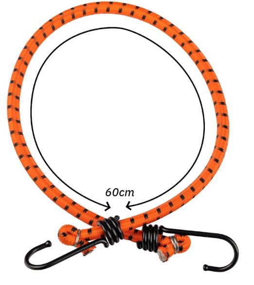 Banda elastica cu carlige metalice, 60 cm
