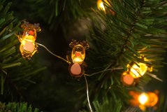 Světýlka na baterky 20LED 2,2m teplá bílá Sobík