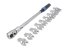Cheie dinamometrică 1/2" 40-220 Nm cu adaptori tip furcă S-12IC220