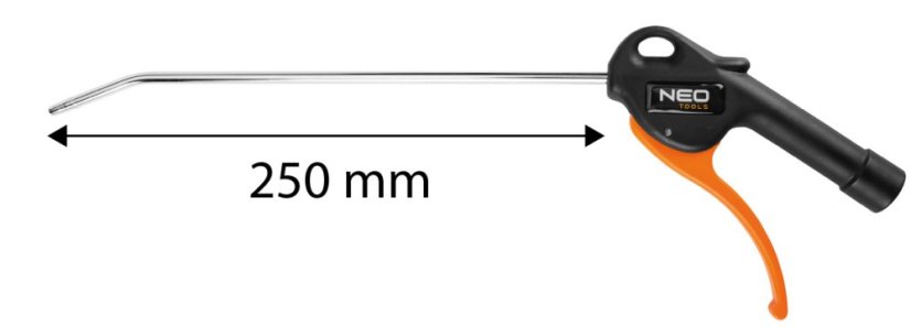 Fúkacia pištoľ 250 mm 14-726