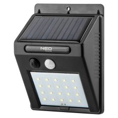Napelemes fali lámpa 20 SMD LED 250 lm 99-055