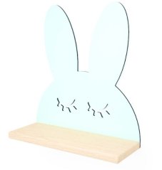 Stenska polica Moder Zajček