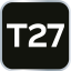 Cheie Torx T27, CrV 09-554
