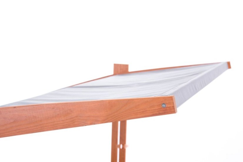 Sandkasten 120cm mit Bänken und Dach imprägniert + Abdeckung + Agrotextil Grau