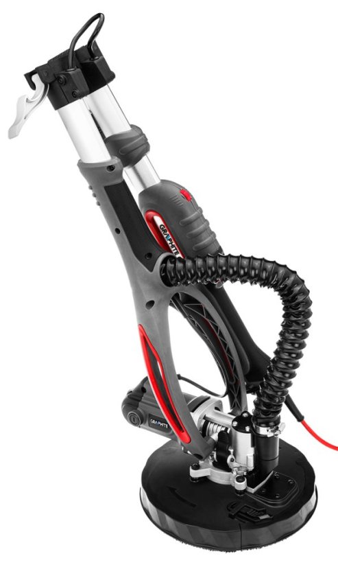 Gipszcsiszoló 710W, 215 mm, kerek és háromszögletű láb, fáklya 59G264