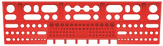 Držalo za orodje 580x158mm Red