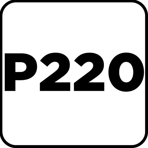 Brusni papir 115 x 280 mm, P220 58T157