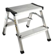 Doppelseitige Aluminiumstufen klein bis 125kg