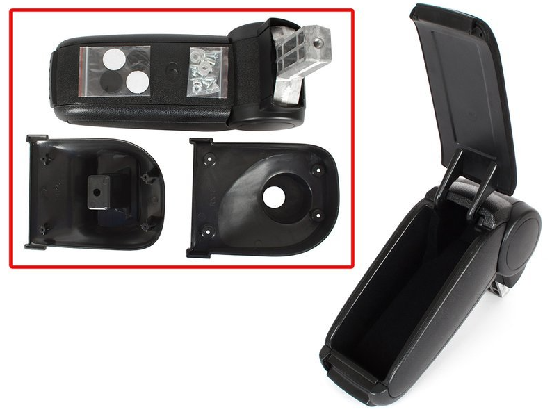 Armlehne Renault CLIO 4, schwarz, Stoffbezug