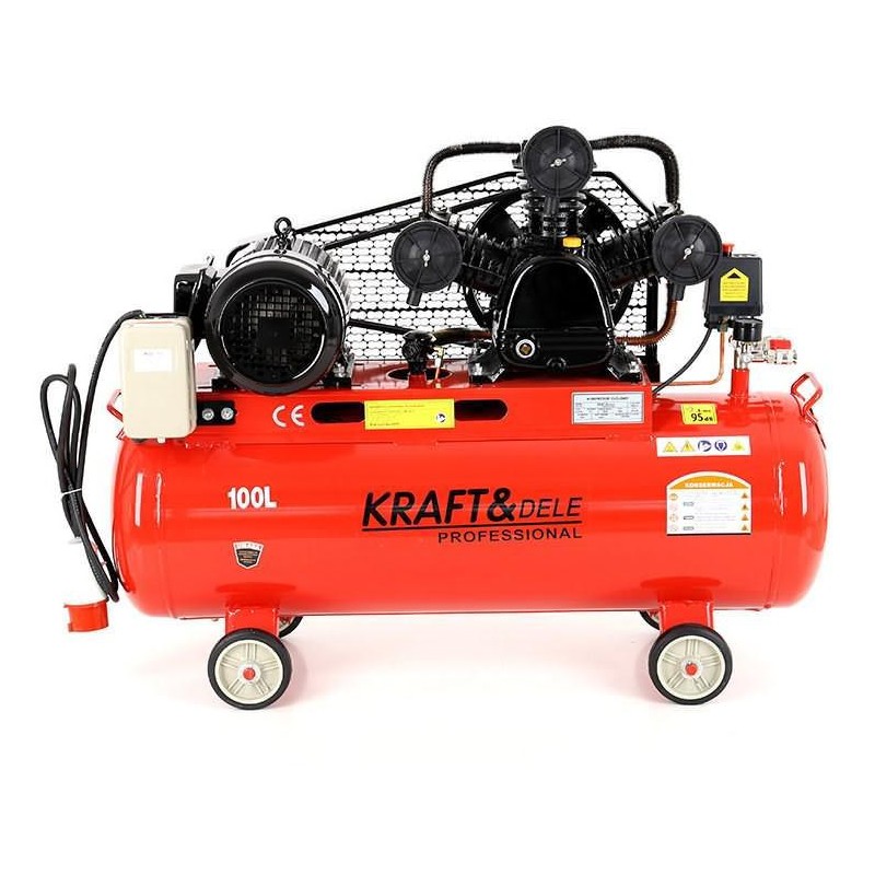 Kompresor 100L - olejový třípístový KD1477