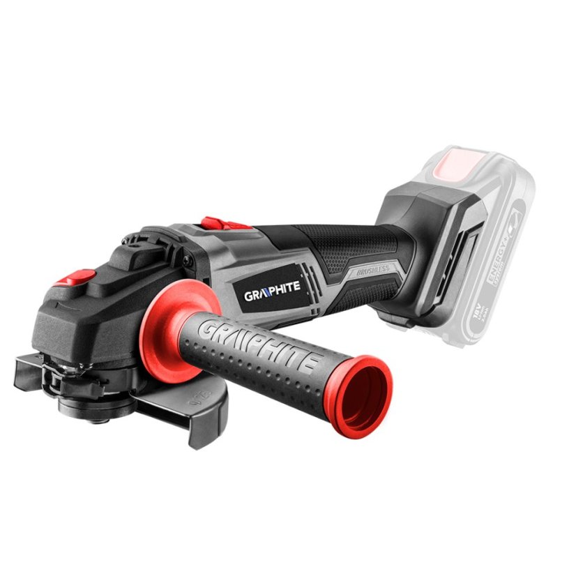 Akumulatorska kutna brusilica bez četkica Energy+ 18V, Li-Ion, disk 125mm, bez baterije 58G026