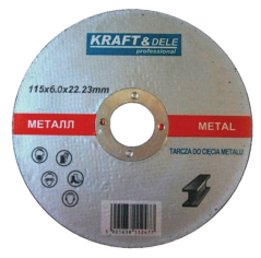 Disc abraziv pentru metal 115x6,0x22,23mm KD1942