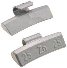 Centrírozó súly ZN alufelnikhez, felütős kivitel 25g/ 100ks