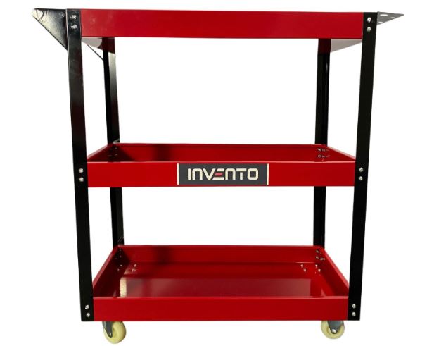 Cărucior de atelier cu 3 rafturi 140kg Invento