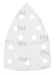 Brusni papir s čičkom, željezo 102 x 152 mm, P60, 5 kom, s 11 rupa 58T301