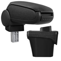 Cotieră Peugeot 308 II, negru, husă din țesătură