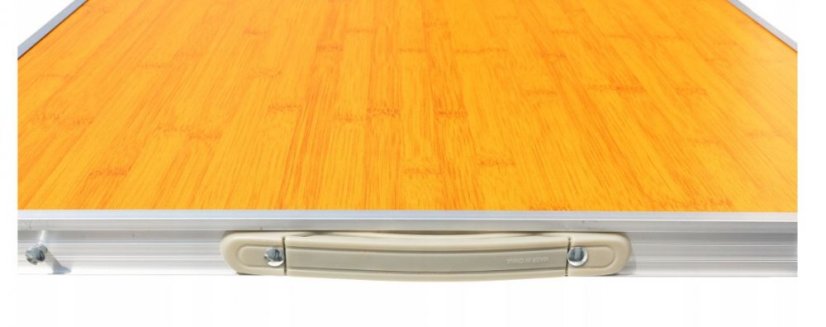 Kemping asztal 120x60cm és 4 db szék Brown