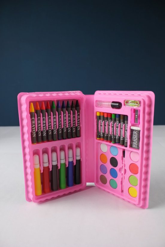 Kunstset für Kinder 42- teilig rosa