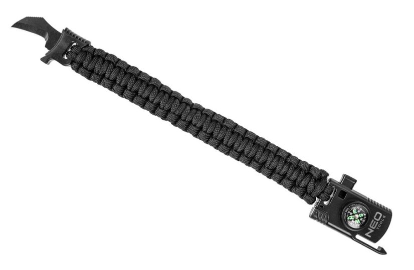 3er-Set (Kopflampe 99-026, 5-in-1-Überlebensarmband 63-140, Klappmesser) 63-033