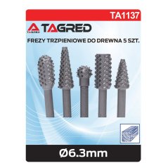 Federfräser, Profilfräser, Formfräser für Holz, Raspeln, Hobel 6,3 mm TA1137