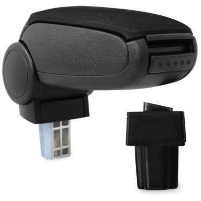 Armlehne Opel ASTRA 2 G 1998–2009, schwarz, Stoffbezug