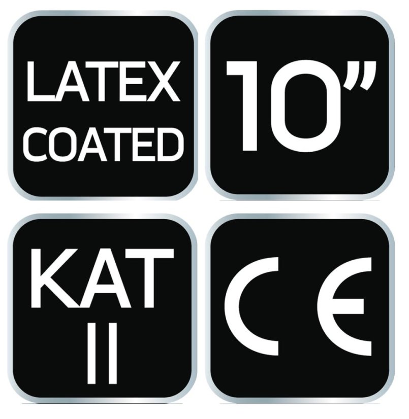 Arbeitshandschuhe, Polyester mit Latexbeschichtung (Schaum), 3141X, Größe 10, Hauptmaterial: Nylon, Ausführung: Schaumlatex 97-617-10