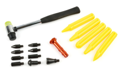 Trusă de reparare a adânciturilor caroseriei PDR cu ciocan G02646
