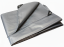 Abdeckplane, silber, 8 x 12 m, 260 g/m²