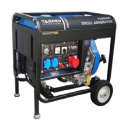 Generator electric portabil TA6800D – 6800W, AVR, 12,5 ore de funcționare Generator electric portabil TA6800D – 6800W, AVR, 12,5 ore de funcționare
