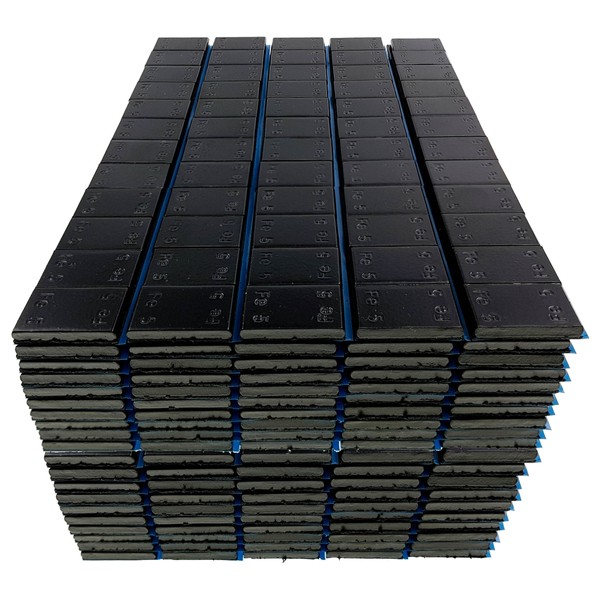 Ragasztható súlyok Edgy Slim 60g pasik (5g) 100db Fekete