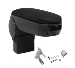 VW BORA könyöktámasz - fém adapter, fekete, textil huzat