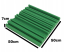 Akustický panel Equalizer 50x50cm, tloušťka 7cm, tmavě zelený
