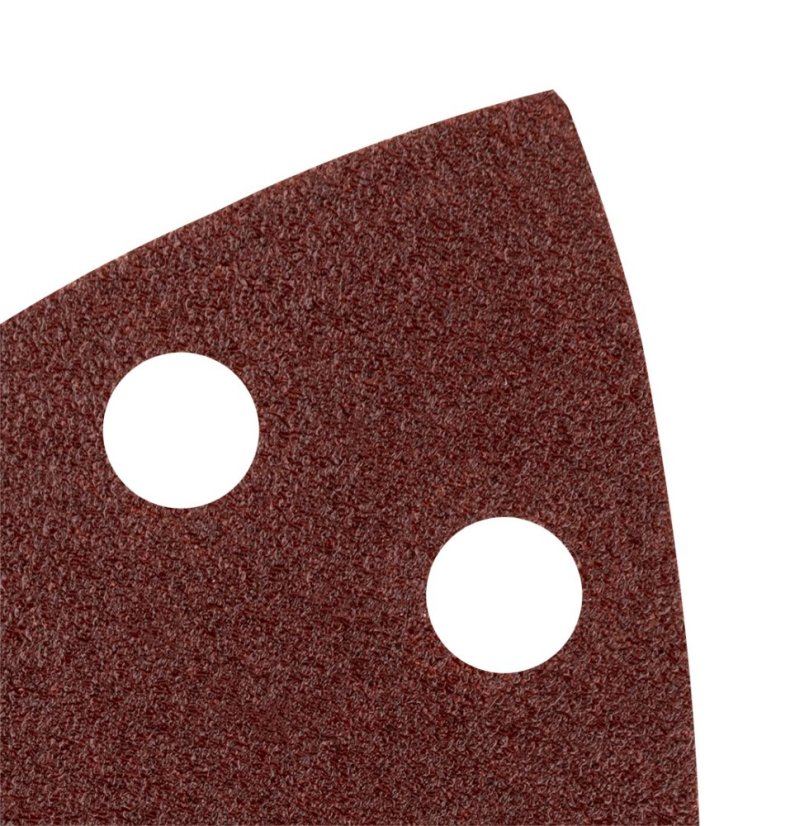 Brusni papir s čičkom, željezo 102 x 152 mm, P80, 5 kom, s 11 rupa 58T302