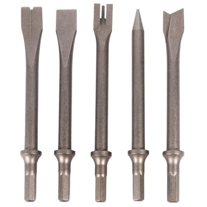 Presslufthammer 3/4" 283 l/min + Meißel (5 Stück) - Satz 45487