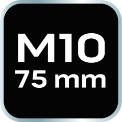 Spline-Endkappe M10 x 75 mm, S2 x 2 St. 10-908