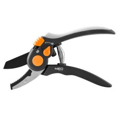 Ambossschere 200 mm, Reichweite bis zu 18 mm, verstellbare Lehre 15-203