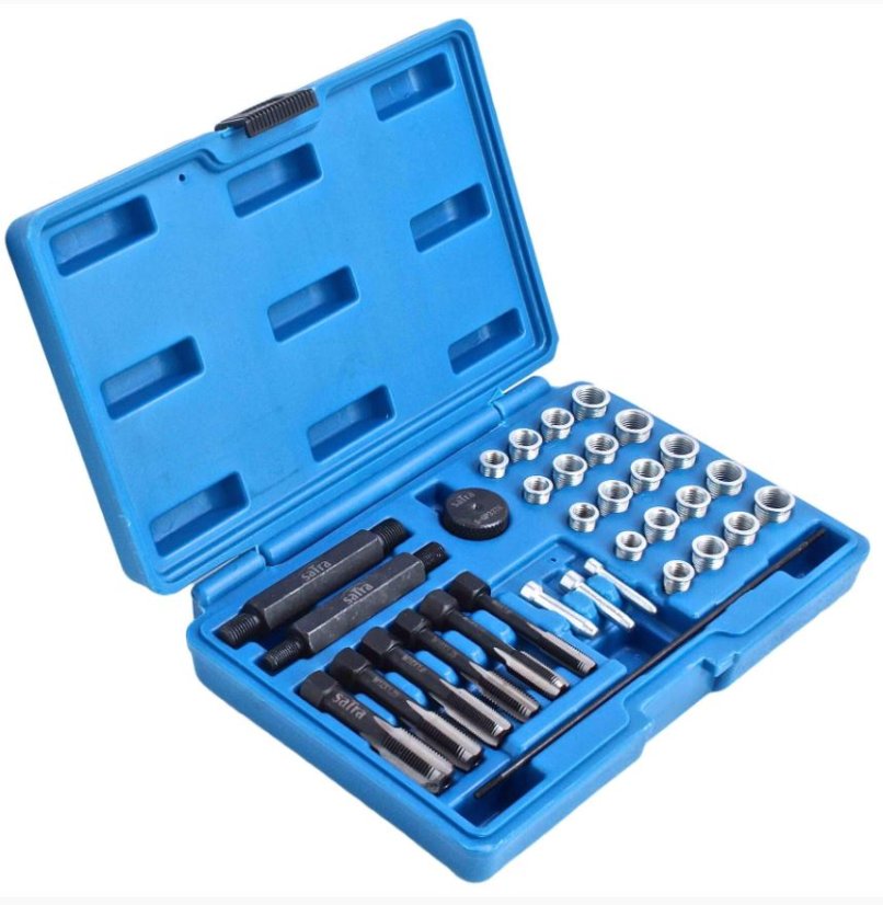 Izzítógyertya menetjavító készlet M8 M10 M12 M14 S-GP33TK