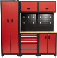 Set mobilier atelier 198cm 79611