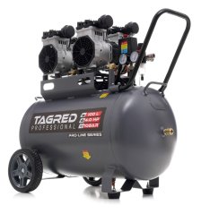 Olajmentes kompresszor Professzionális 10 BAR 100L 4 dugattyú 4T, csendes TA3387