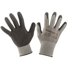 Munkakesztyű, poliészter latex bevonattal (hab), 3141X, 11-es méret, fő anyag: nylon, kivitel: hab latex 97-617-11