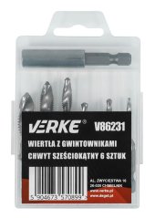 Sada závitových vrtáků V86231 M3-M10 HSS 1/4"